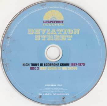 3CD/Set di cofanetti Various: Deviation Street (High Tides In Ladbroke Grove 1967-1975)
