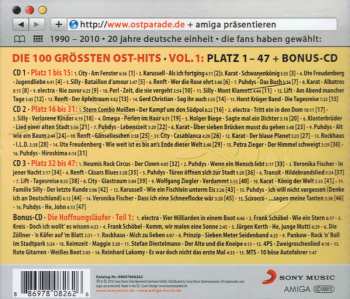 4CD Various: Die 100 Grössten Ost-Hits Vol. 1: Platz 1 - 47