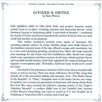 2CD Various: Divided & United - The Songs Of The Civil War
