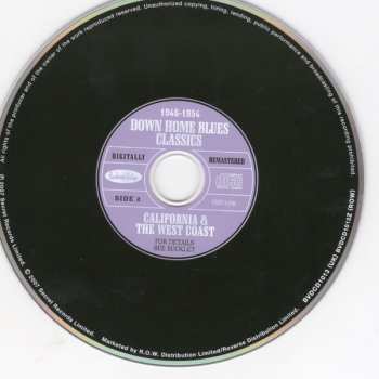 2CD Various: Down Home Blues Classics Volume 4 California & The West Coast 1948 - 1954