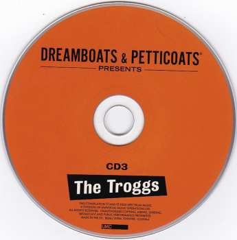 3CD Various: Dreamboats And Petticoats Presents... Small Faces / The Spencer Davis Group / The Troggs