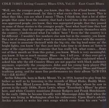 CD Various: East Coast Blues
