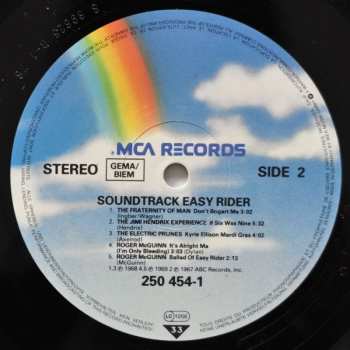LP Various: Easy Rider - Songs As Performed In The Motion Picture