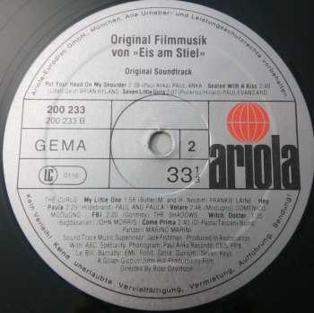 LP Various: Eis Am Stiel - Original Soundtrack