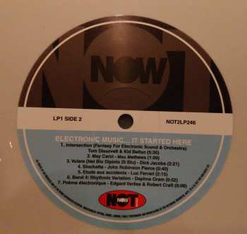 2LP Various: Electronic Music... It Started Here CLR