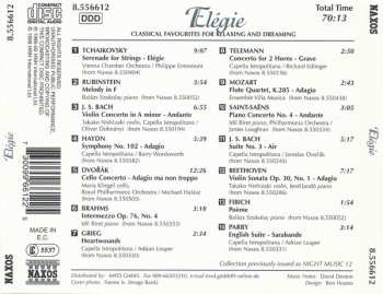 CD Various: Elégie - Classical Favourites For Relaxing And Dreaming
