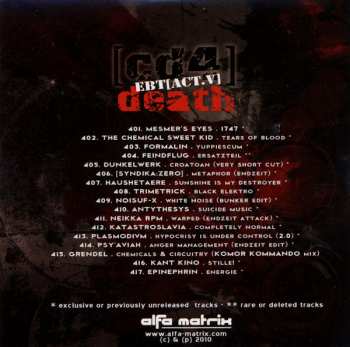 4CD/Set di cofanetti Various: Endzeit Bunkertracks [Act V]