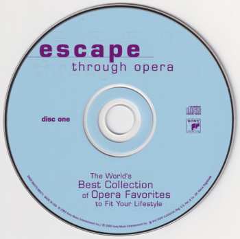 2CD Various: Escape Through Opera (The World's Best Collection Of Opera Favorites To Fit Your Lifestyle)