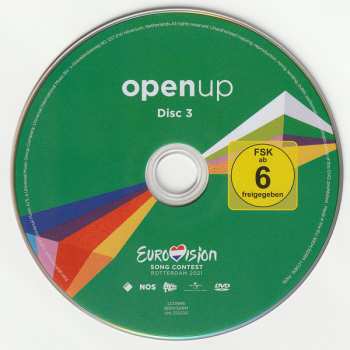 3DVD Various: Eurovision Song Contest Rotterdam 2021 - Open Up