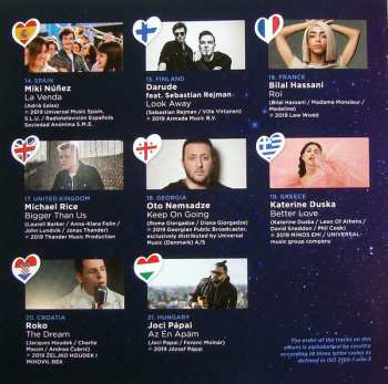 2CD Various: Eurovision Song Contest Tel Aviv 2019 - Dare To Dream