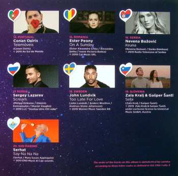 2CD Various: Eurovision Song Contest Tel Aviv 2019 - Dare To Dream