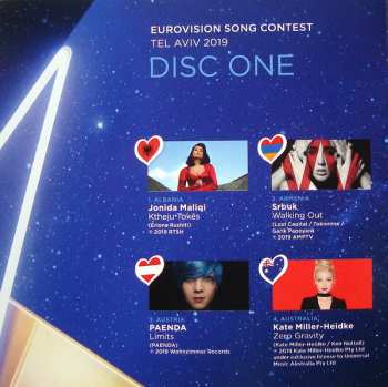2CD Various: Eurovision Song Contest Tel Aviv 2019 - Dare To Dream