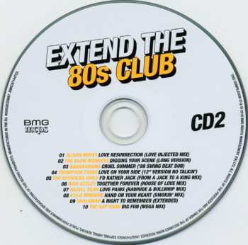 3CD/Set di cofanetti Various: Extend The 80s Club (Essential 12" And Extended Mixes Of 80s Club Classics)