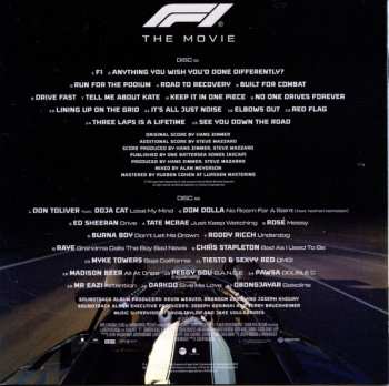 2CD Hans Zimmer: F1: The Movie (Cinematic Edition)