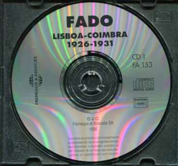 2CD Various: Fado (Lisboa-Coimbra 1926-1931)