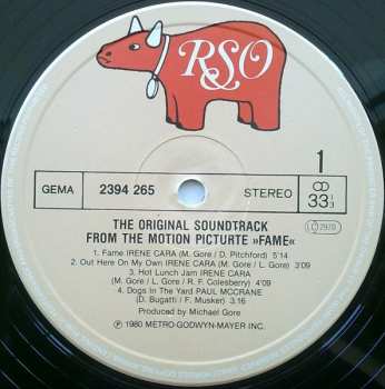 LP Various: Fame - Original Soundtrack From The Motion Picture