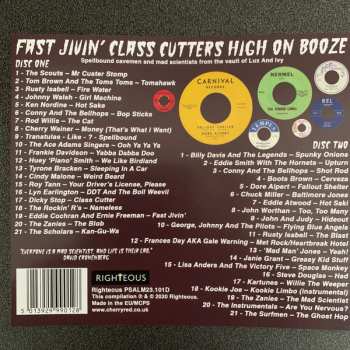 2CD Various: Fast Jivin' Class Cutters High On Booze (Spellbound Cavemen And Mad Scientists From The Vault Of Lux And Ivy)