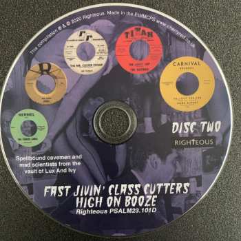 2CD Various: Fast Jivin' Class Cutters High On Booze (Spellbound Cavemen And Mad Scientists From The Vault Of Lux And Ivy)