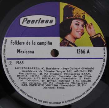 3LP/Set di cofanetti Various: Folklore De La Campiña Mexicana