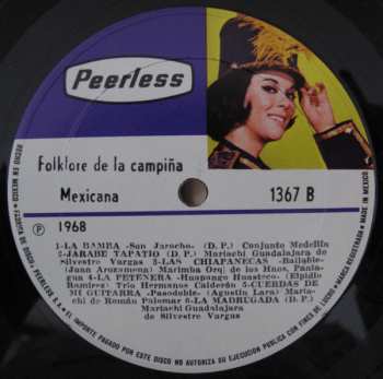 3LP/Set di cofanetti Various: Folklore De La Campiña Mexicana
