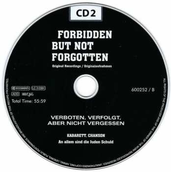 10CD/Set di cofanetti Various: Forbidden But Not Forgotten = Verboten, Verfolgt, Aber Nicht Vergessen (Forbidden Music During The Third Reich)