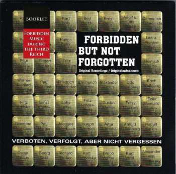 10CD/Set di cofanetti Various: Forbidden But Not Forgotten = Verboten, Verfolgt, Aber Nicht Vergessen (Forbidden Music During The Third Reich)
