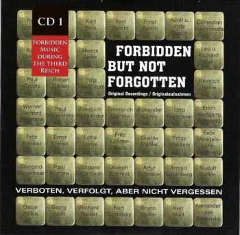 10CD/Set di cofanetti Various: Forbidden But Not Forgotten = Verboten, Verfolgt, Aber Nicht Vergessen (Forbidden Music During The Third Reich)