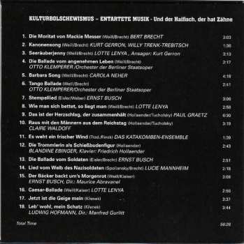 10CD/Set di cofanetti Various: Forbidden But Not Forgotten = Verboten, Verfolgt, Aber Nicht Vergessen (Forbidden Music During The Third Reich)