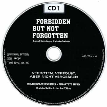 10CD/Set di cofanetti Various: Forbidden But Not Forgotten = Verboten, Verfolgt, Aber Nicht Vergessen (Forbidden Music During The Third Reich)