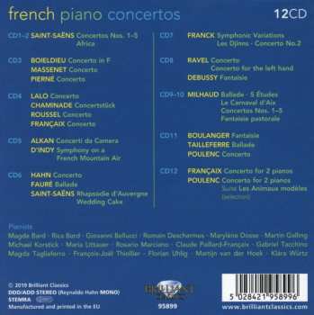 12CD/Set di cofanetti Various: French Piano Concertos