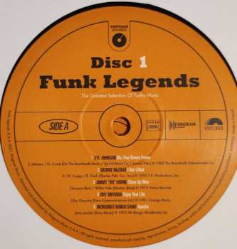 3LP Various: Funk Legends (The Greatest Selection Of Funky Music) LTD