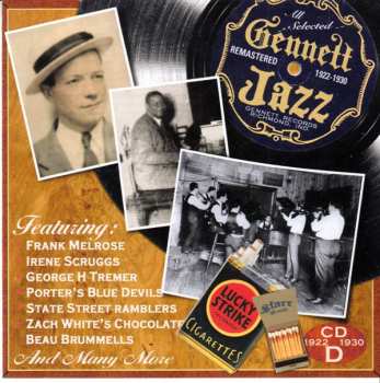 4CD/Set di cofanetti Various: Gennett Jazz 1922-1930
