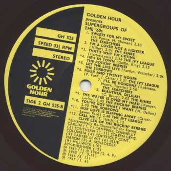 LP Various: Golden Hour Presents Supergroups Of The 60's