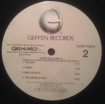 LP Various: Gremlins (Music From The Original Motion Picture Sound Track)