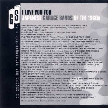 CD Various: GS I Love You Too (Japanese Garage Bands Of The 1960s)