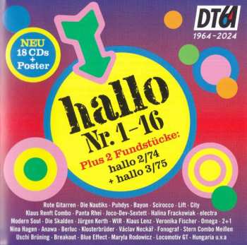18CD/Set di cofanetti Various: Hallo Nr. 1-16 + Hallo 2/74 + Hallo 3/75 LTD