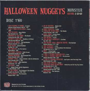 3CD/Set di cofanetti Various: Halloween Nuggets:  Monster Sixties A Go-Go
