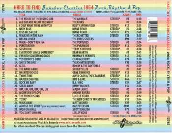 CD Various: Hard To Find Jukebox Classics 1964: Rock, Rhythm & Pop