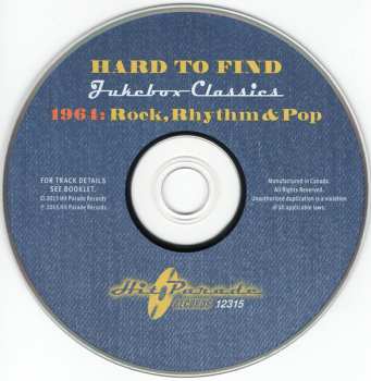 CD Various: Hard To Find Jukebox Classics 1964: Rock, Rhythm & Pop