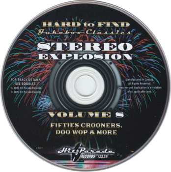 CD Various: Hard To Find Jukebox Classics - Stereo Explosion Volume 8:  Fifties Crooners, Doo Wop & More
