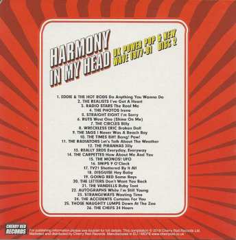 3CD/Set di cofanetti Various: Harmony In My Head (UK Power Pop & New Wave 1977-81)