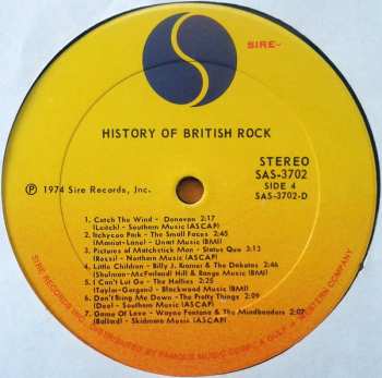 2LP Various: History Of British Rock