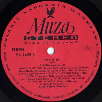 LP Various: Hits Of BBC And Alaska Records 1