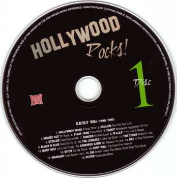 4CD/Set di cofanetti Various: Hollywood Rocks