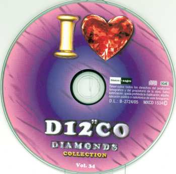 CD Various: I Love Disco Diamonds Collection Vol. 34 LTD