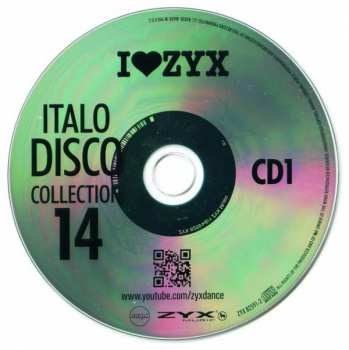 3CD Various: I Love ZYX Italo Disco Collection 14