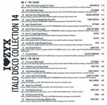 3CD Various: I Love ZYX Italo Disco Collection 14