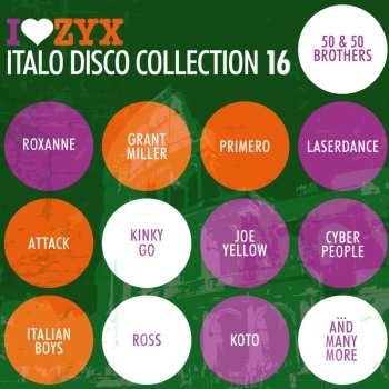 3CD Various: I Love ZYX Italo Disco Collection 16