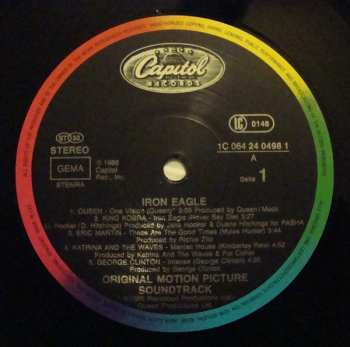 LP Various: Iron Eagle (Original Motion Picture Soundtrack)