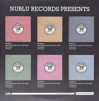 2LP Various: İstanbul 70: Psych, Disco, Folk Edits By Barış K - Volume I-VI LTD
